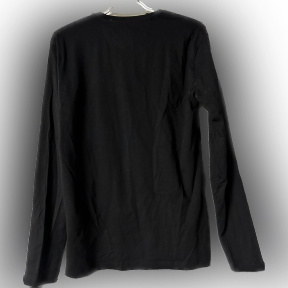 ZARA black long sleeve shirt size M / medium - Picture 2 of 5